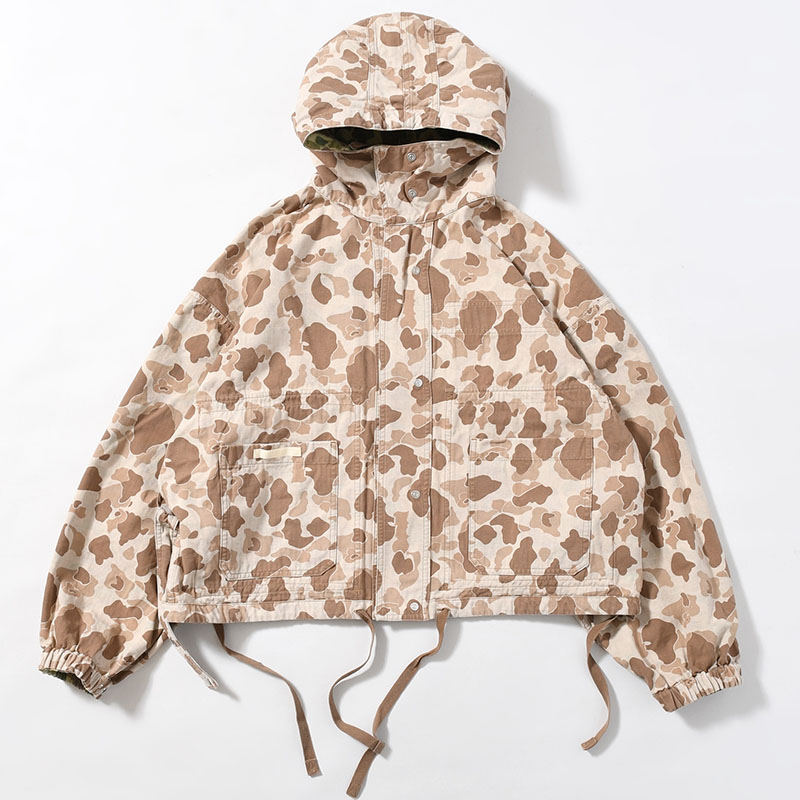 ABY PARKA SHORT REV -CAMO-