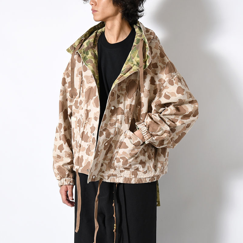 ABY PARKA SHORT REV -CAMO-