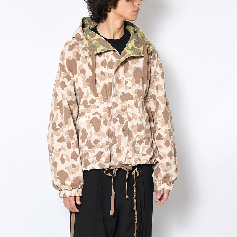 ABY PARKA SHORT REV -CAMO-
