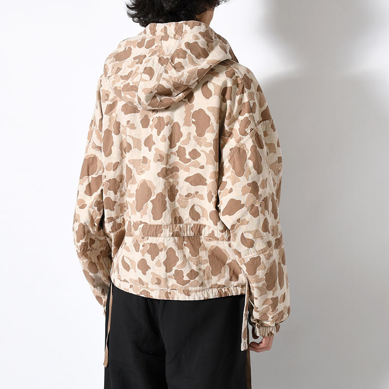 ABY PARKA SHORT REV -CAMO-