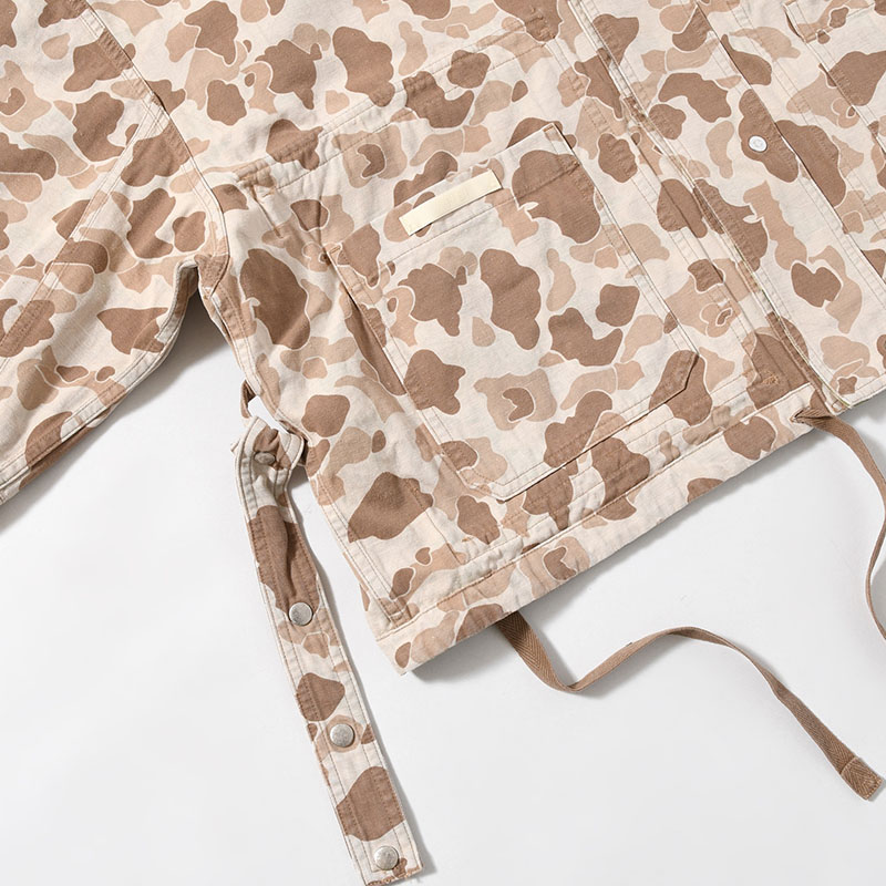 ABY PARKA SHORT REV -CAMO-