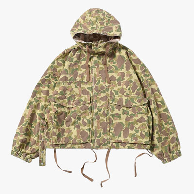 ABY PARKA SHORT REV -CAMO-