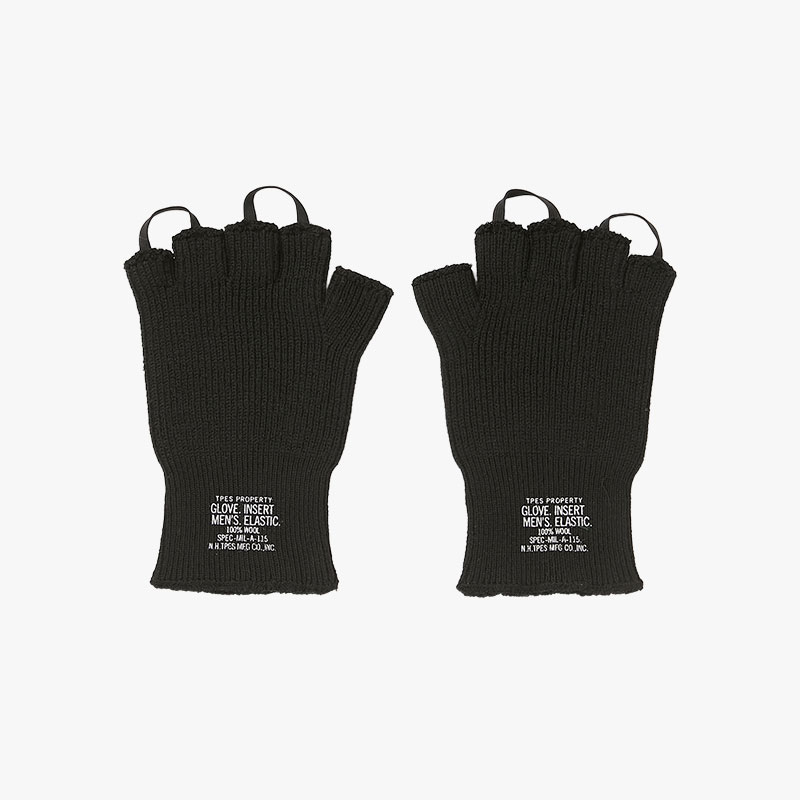 FINGERLESS GLOVES -3.COLOR-(BLACK)