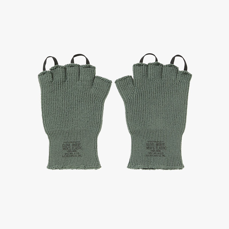 FINGERLESS GLOVES -3.COLOR-(KHAKI)