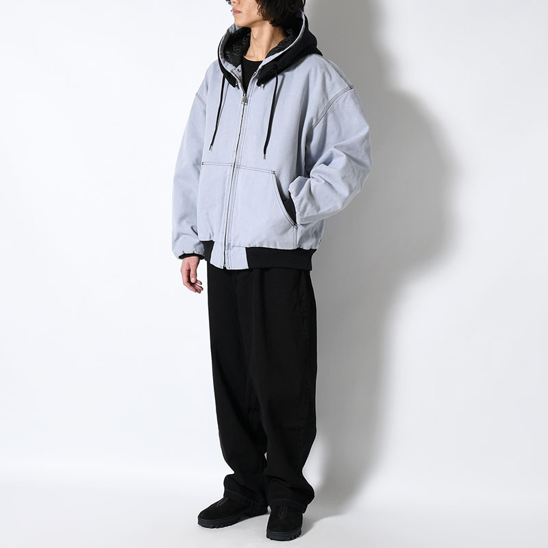 HOODIE BLOUSON -BLUE-