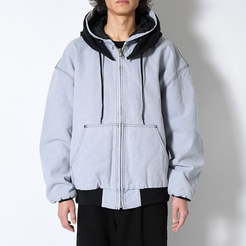 HOODIE BLOUSON -BLUE-