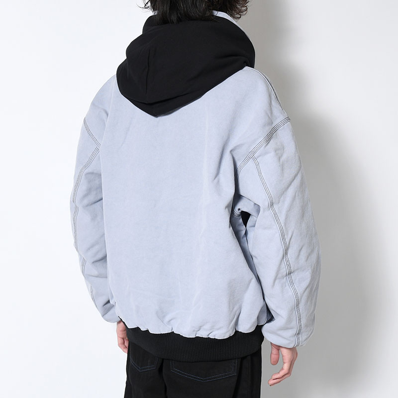 HOODIE BLOUSON -BLUE-