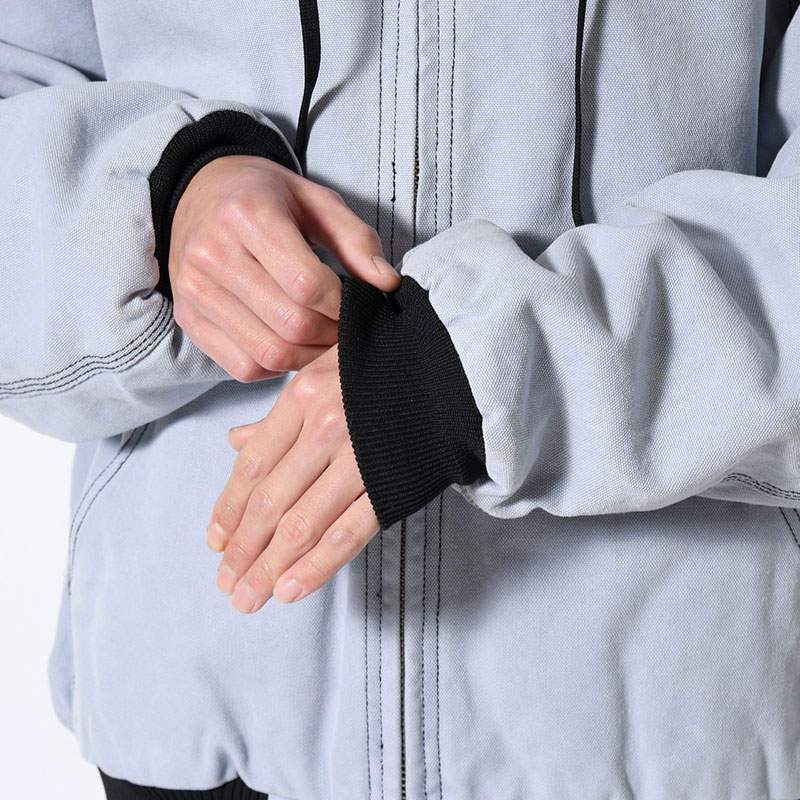 HOODIE BLOUSON -BLUE-