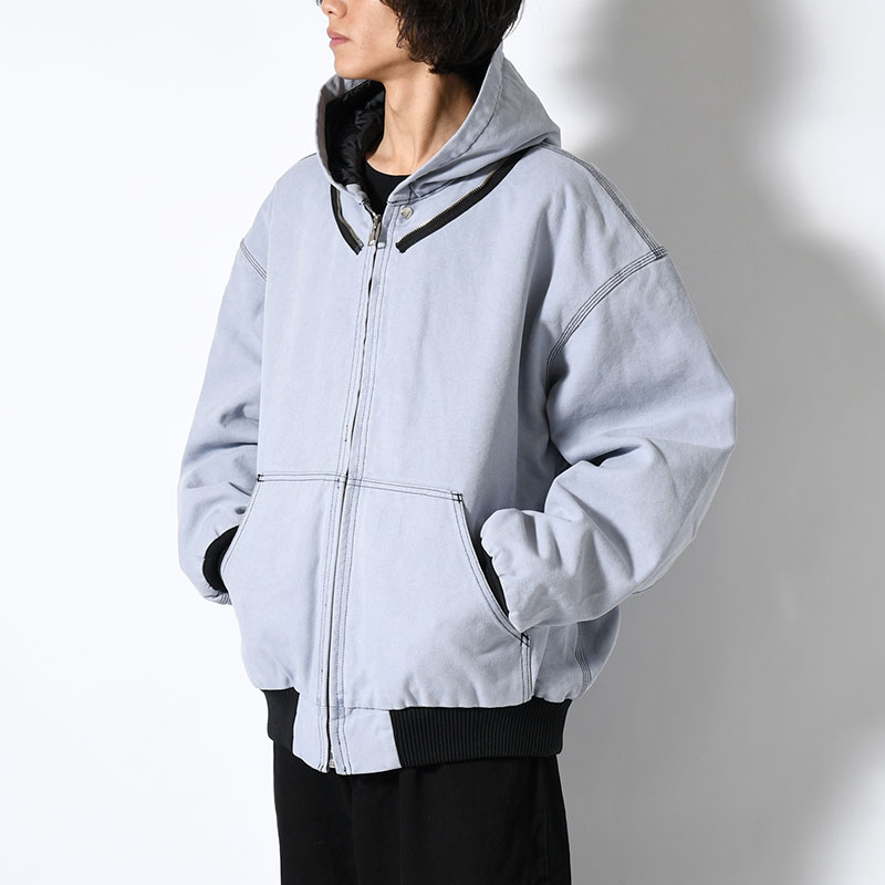 HOODIE BLOUSON -BLUE-