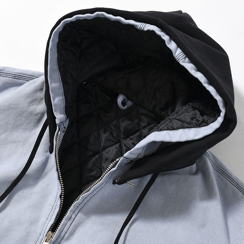 HOODIE BLOUSON -BLUE-