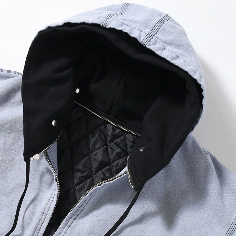 HOODIE BLOUSON -BLUE-