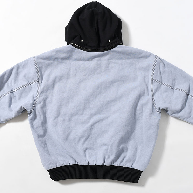 HOODIE BLOUSON -BLUE-