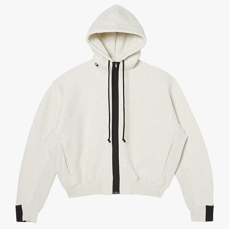 ZIP UP HOODIE -2.COLOR-(OATMEAL)