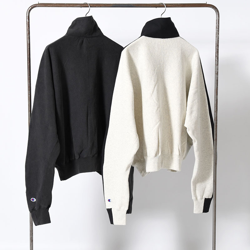 HIGHNECK ZIP UP SWEATSHIRT -2.COLOR-