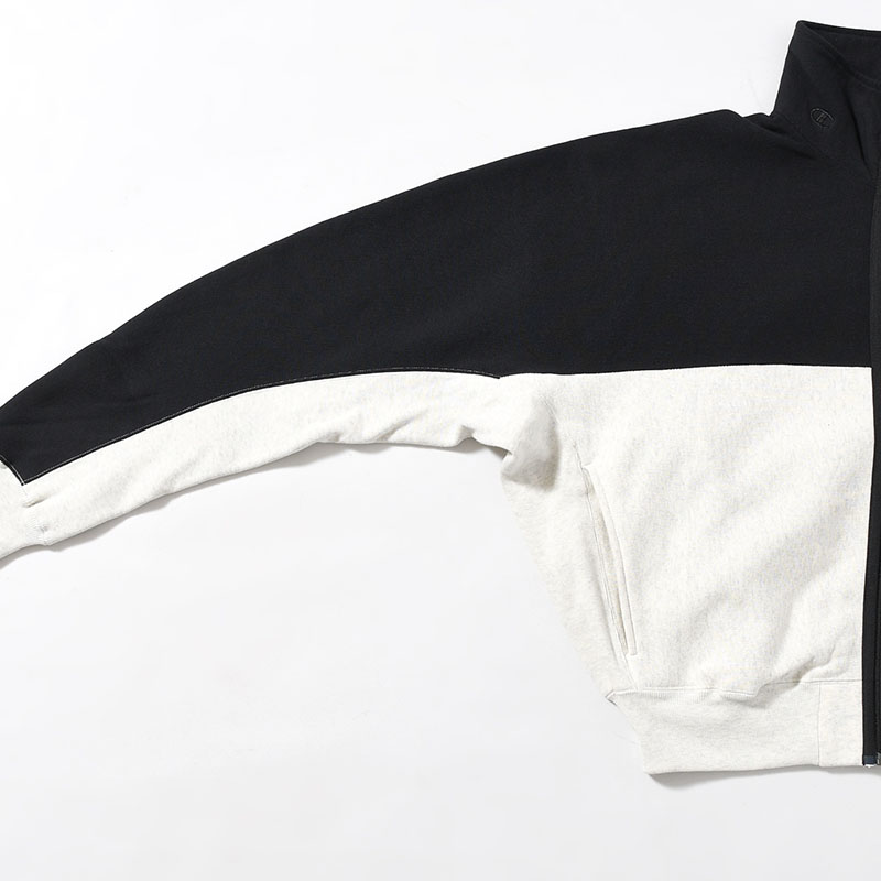 HIGHNECK ZIP UP SWEATSHIRT -2.COLOR-