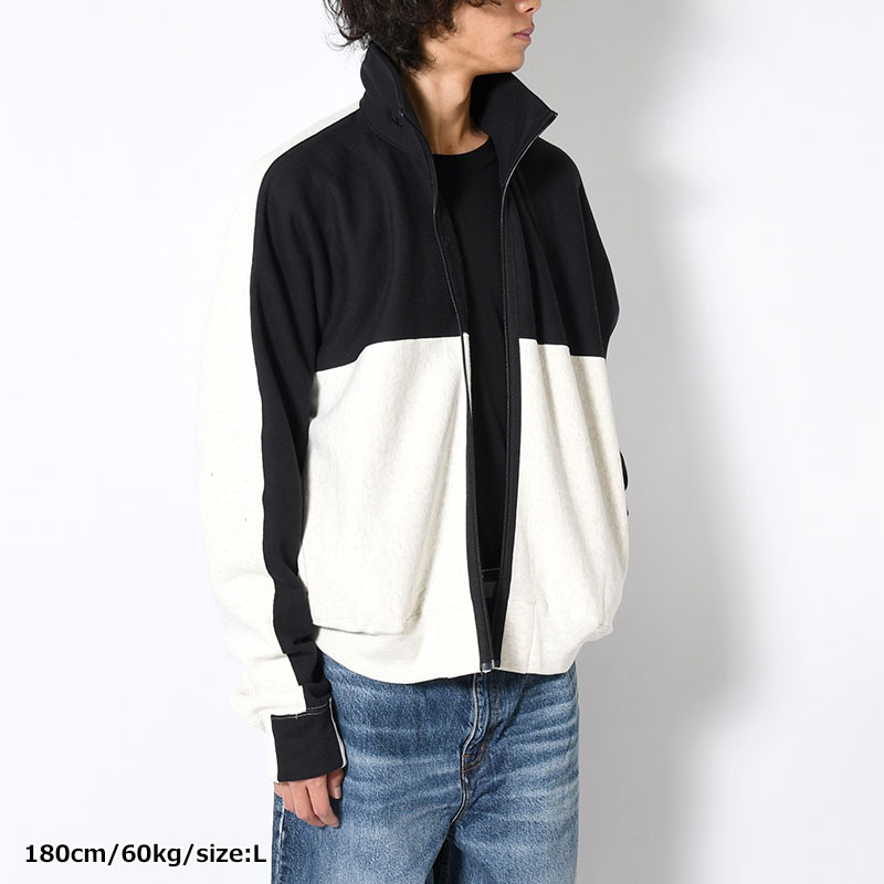 HIGHNECK ZIP UP SWEATSHIRT -2.COLOR-