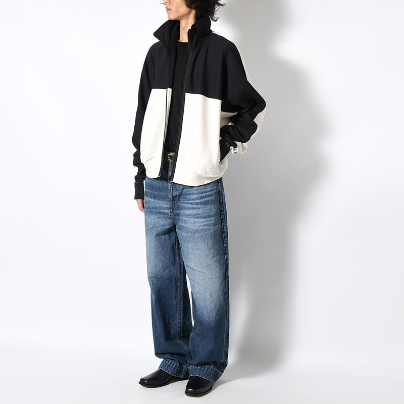 HIGHNECK ZIP UP SWEATSHIRT -2.COLOR-
