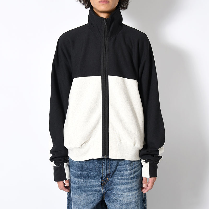 HIGHNECK ZIP UP SWEATSHIRT -2.COLOR-