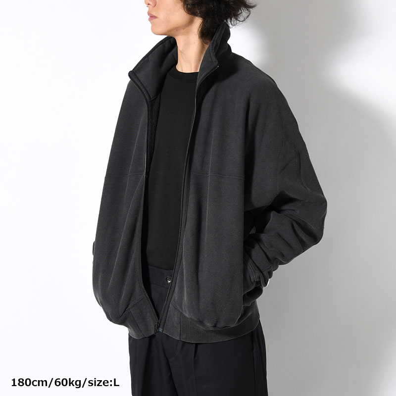 HIGHNECK ZIP UP SWEATSHIRT -2.COLOR-