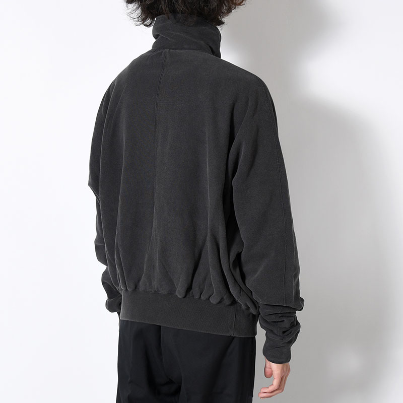 HIGHNECK ZIP UP SWEATSHIRT -2.COLOR-