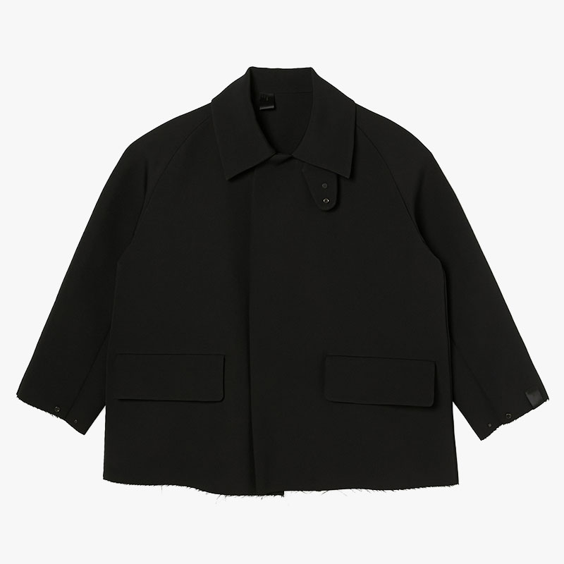 HALF COAT -2.COLOR-(BLACK)