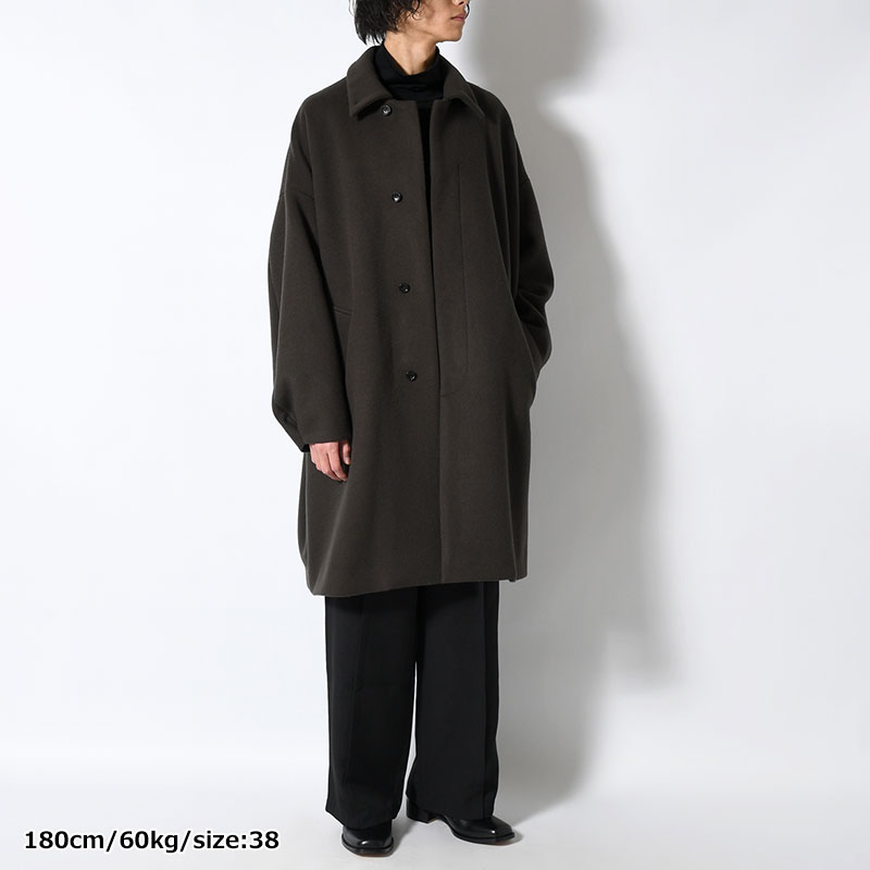 BALMACAAN COAT WOOL -2.COLOR-