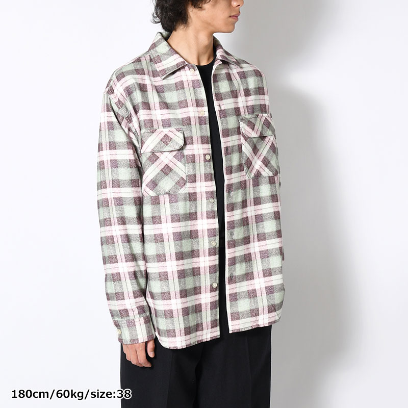 SHIRT -GRN CHECK-