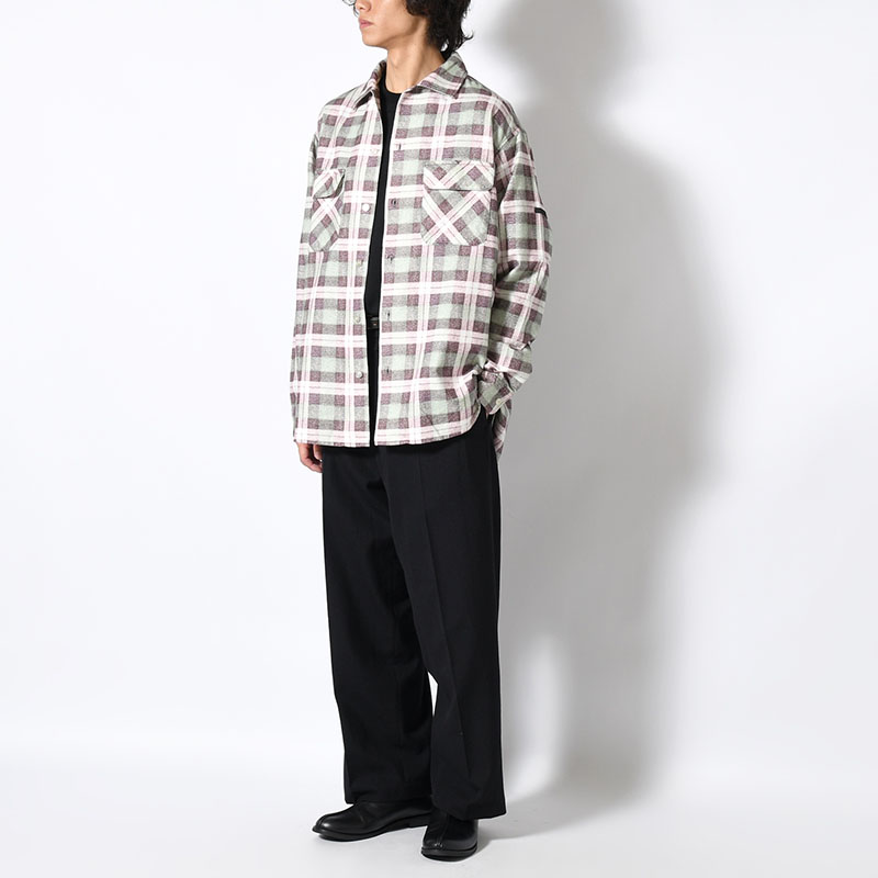 SHIRT -GRN CHECK-