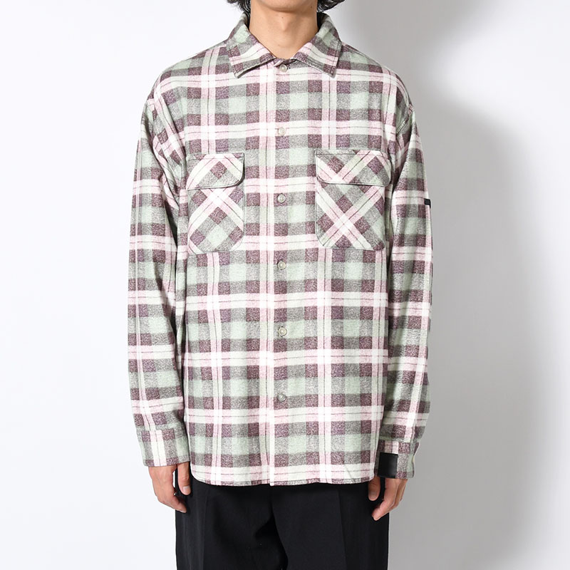 SHIRT -GRN CHECK-