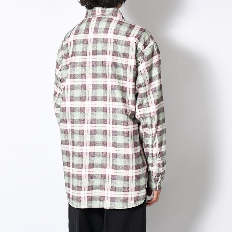 SHIRT -GRN CHECK-