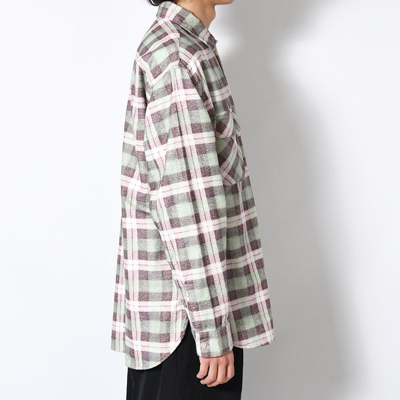 SHIRT -GRN CHECK-