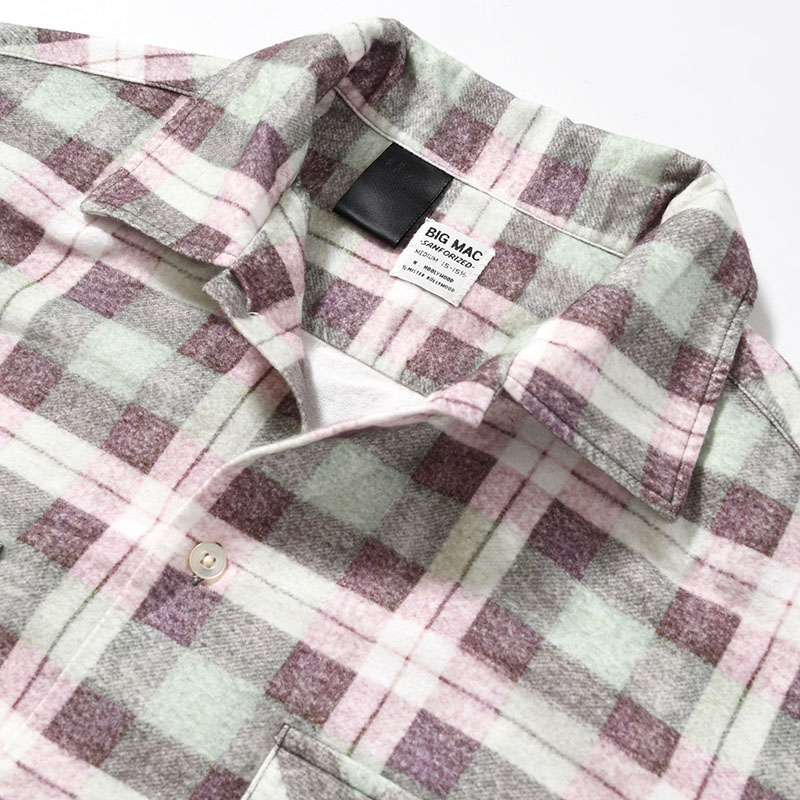 SHIRT -GRN CHECK-