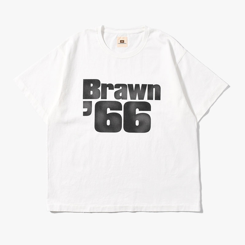 BRAWN `66 TEE -2.COLOR-(WHITE)