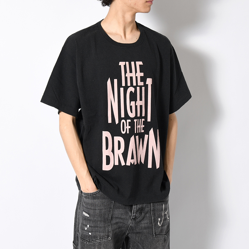 Night of the BRAWN TEE -BLACK-