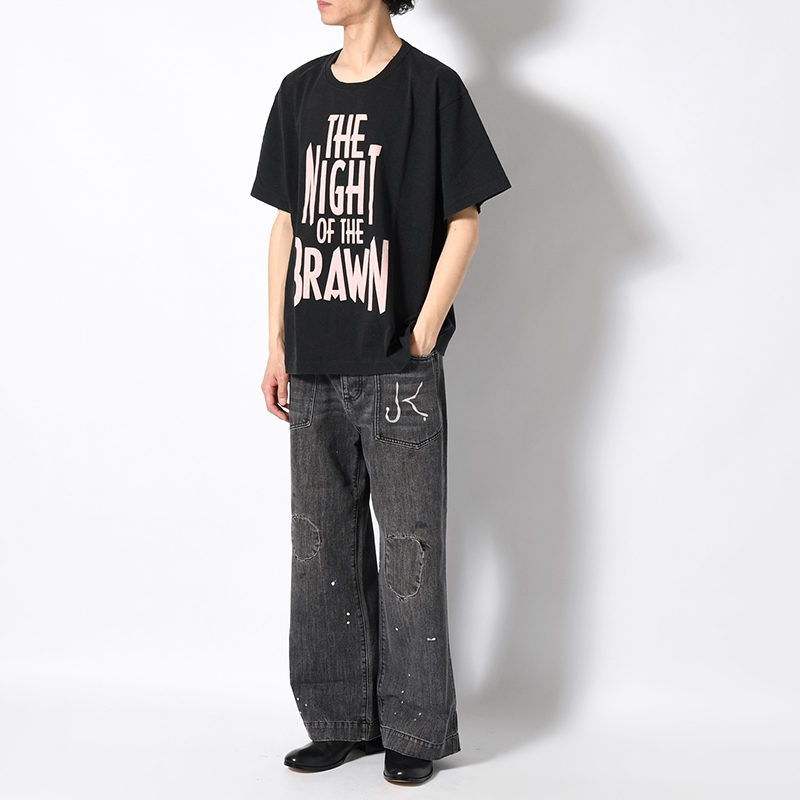 Night of the BRAWN TEE -BLACK-