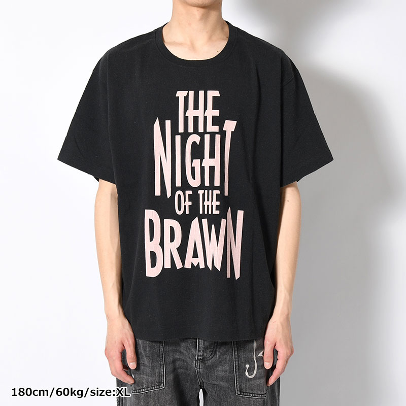 Night of the BRAWN TEE -BLACK-