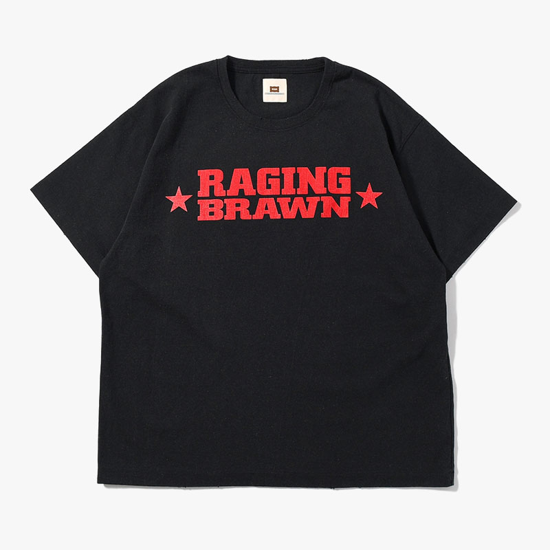 RAGING BRAWN TEE -2.COLOR-(BLACK)