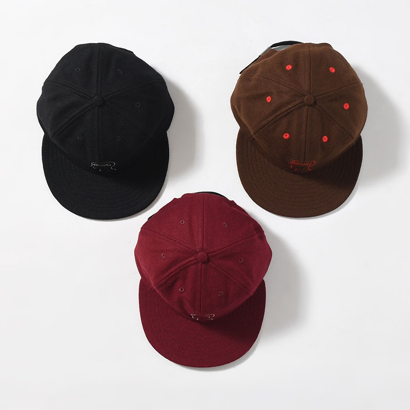 FLANNEL LOGOHEAD 6PANEL HAT -3.COLOR-