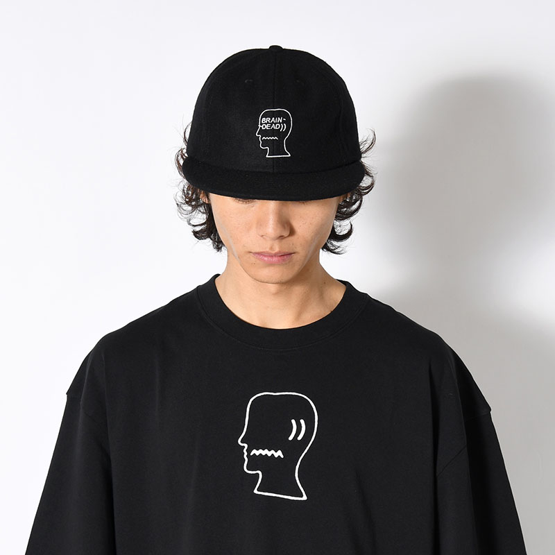FLANNEL LOGOHEAD 6PANEL HAT -3.COLOR-