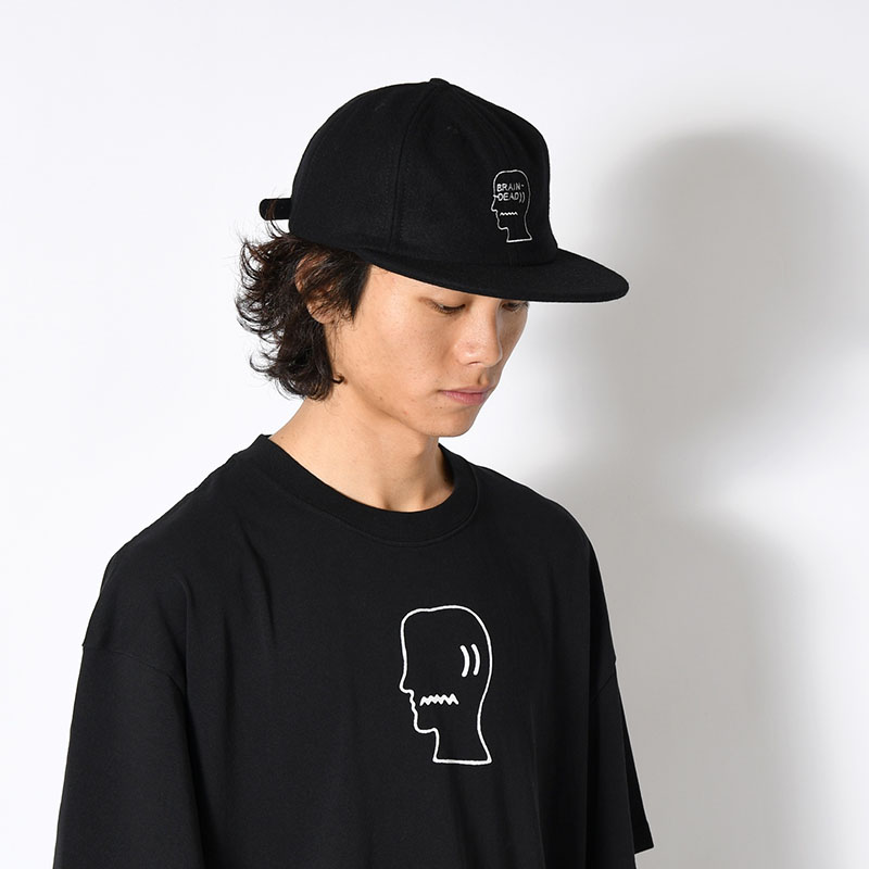 FLANNEL LOGOHEAD 6PANEL HAT -3.COLOR-
