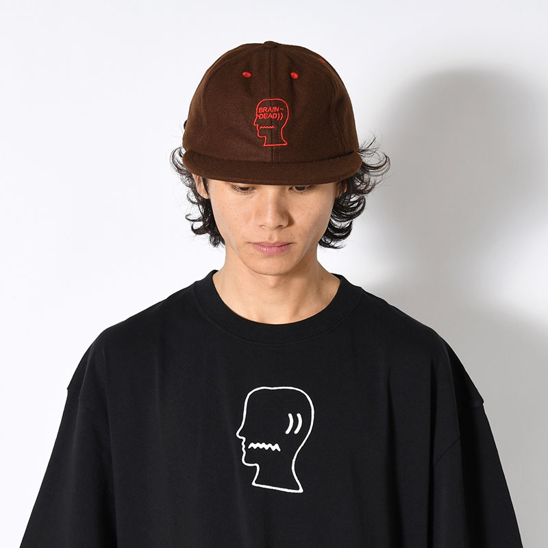 FLANNEL LOGOHEAD 6PANEL HAT -3.COLOR-