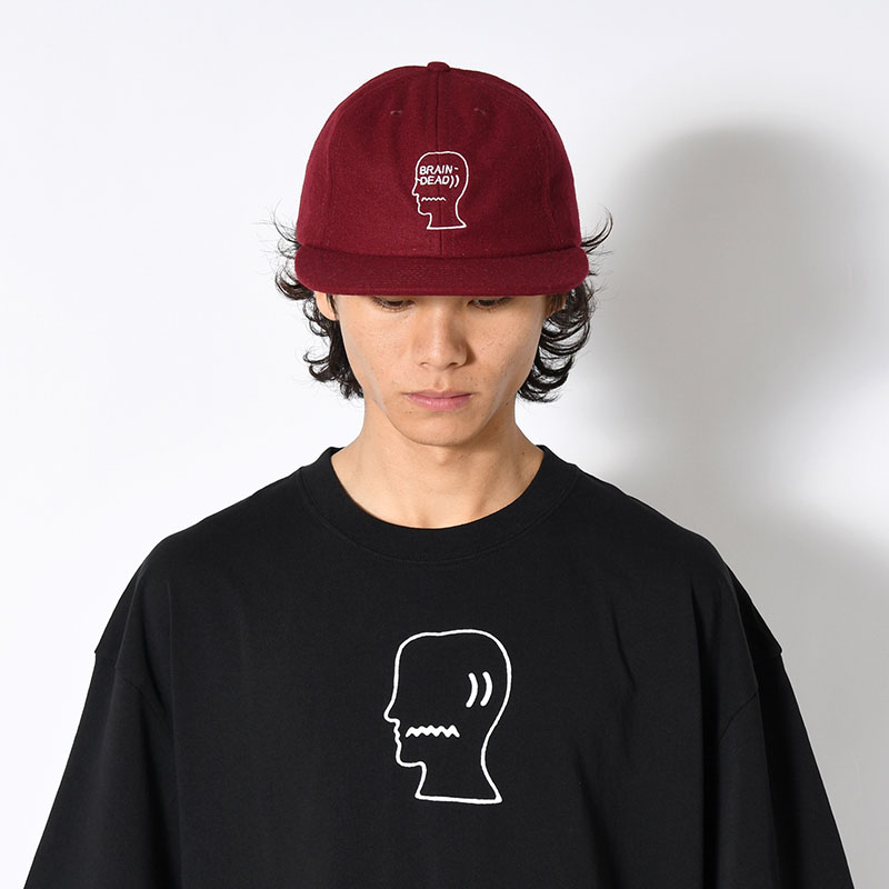 FLANNEL LOGOHEAD 6PANEL HAT -3.COLOR-