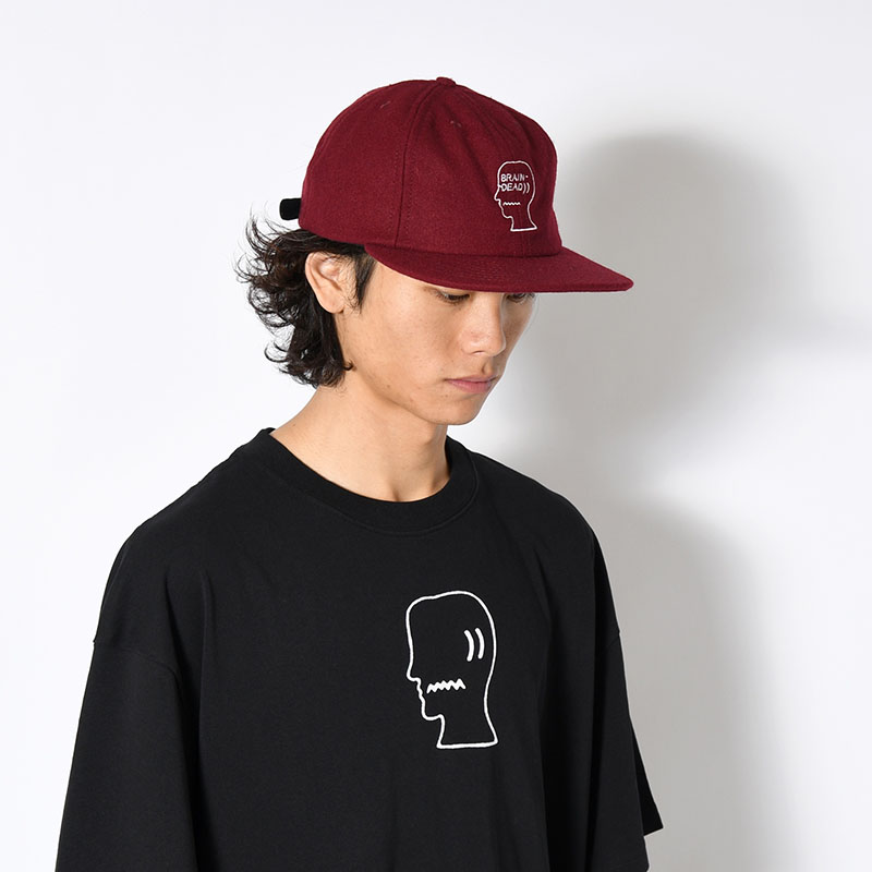 FLANNEL LOGOHEAD 6PANEL HAT -3.COLOR-