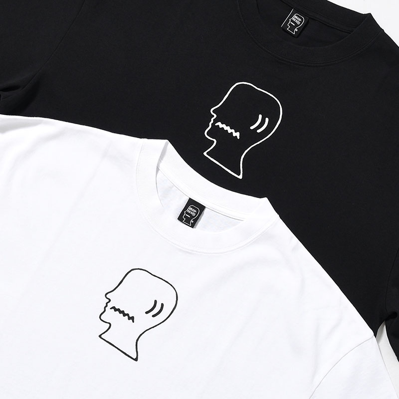BRAIN DEAD LOGO HEAD T-SHIRT -2.COLOR-