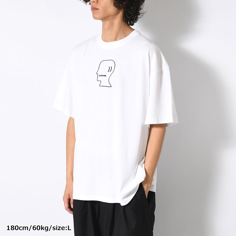 BRAIN DEAD LOGO HEAD T-SHIRT -2.COLOR-