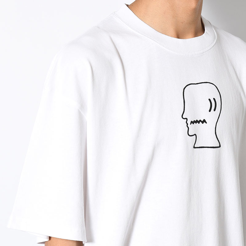 BRAIN DEAD LOGO HEAD T-SHIRT -2.COLOR-