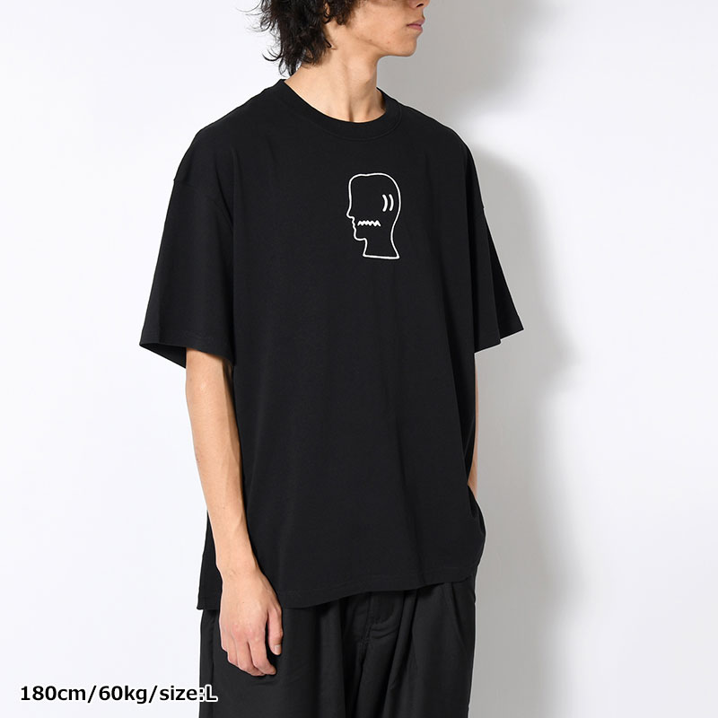BRAIN DEAD LOGO HEAD T-SHIRT -2.COLOR-