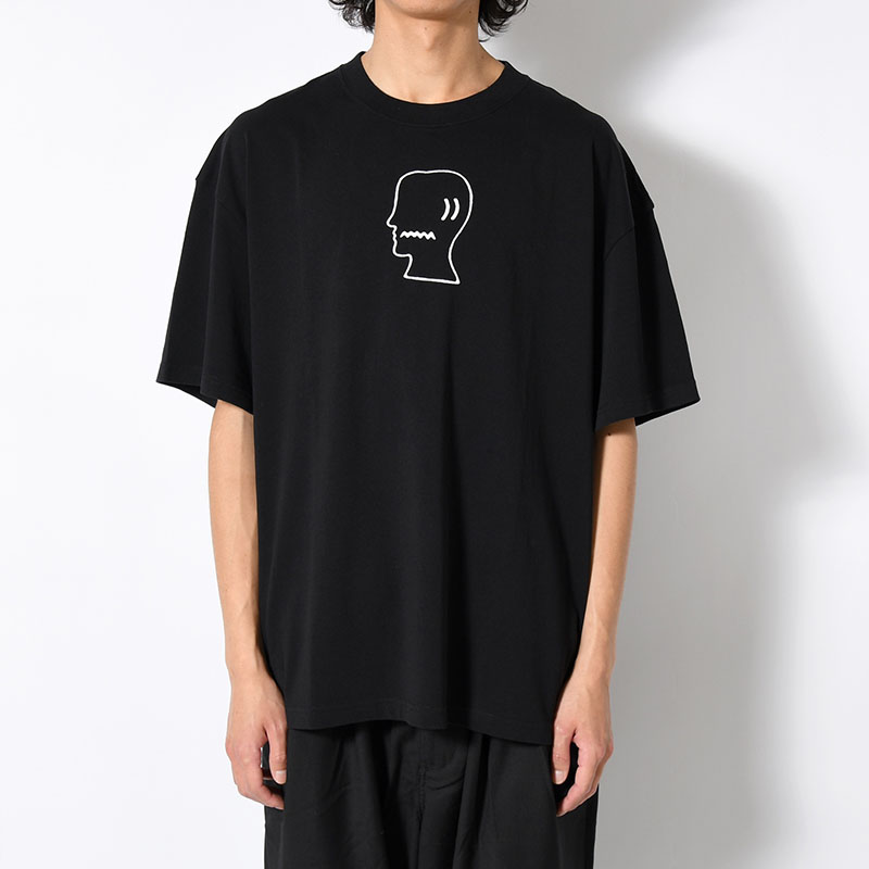 BRAIN DEAD LOGO HEAD T-SHIRT -2.COLOR-