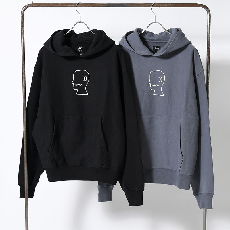 BRAIN DEAD LOGOHEAD HOODIE -2.COLOR-