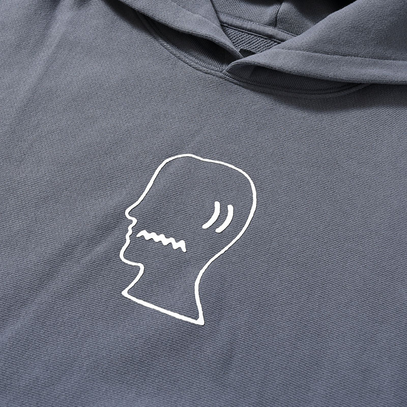 BRAIN DEAD LOGOHEAD HOODIE -2.COLOR-